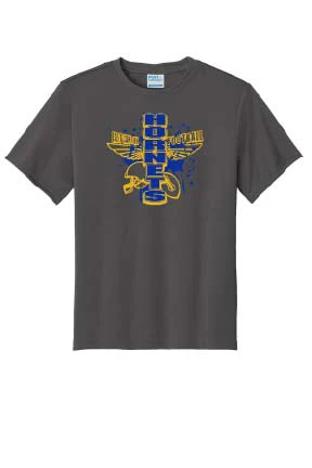 Adult Unisex EC Football Performance T-Shirt - Charcoal Grey