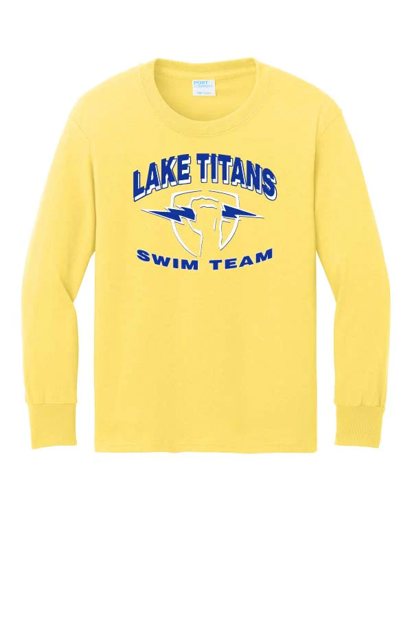 *NEW* Lake Titans Long Sleeve T-Shirt - Yellow