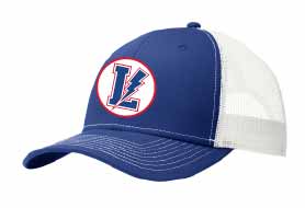Lake Youth & Adult Embroidered Hat - Royal/White - Image 2