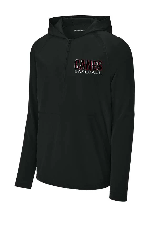 LYB Canes RED Adult Long Sleeve Cage Jacket - Black
