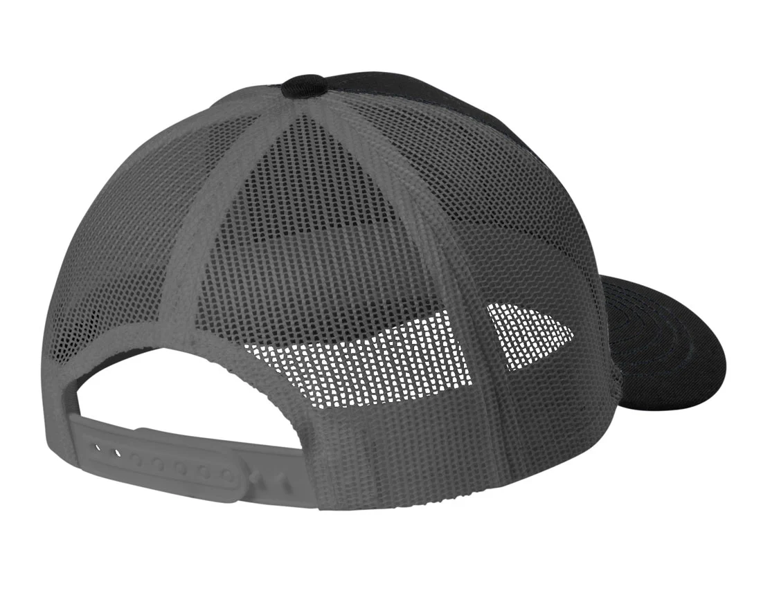 The Dancing Umpire Youth Snapback Trucker Hat - Black/Grey - Image 2