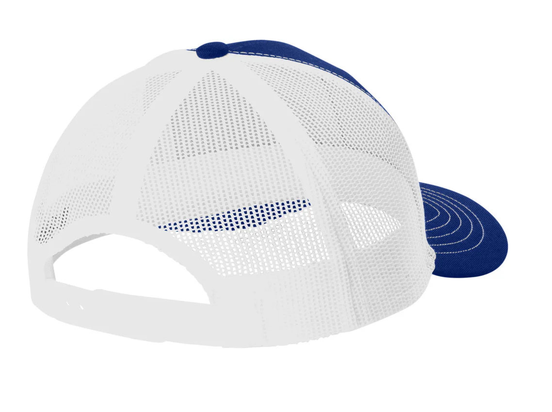 The Dancing Umpire Youth Snapback Trucker Hat - Royal/White - Image 2