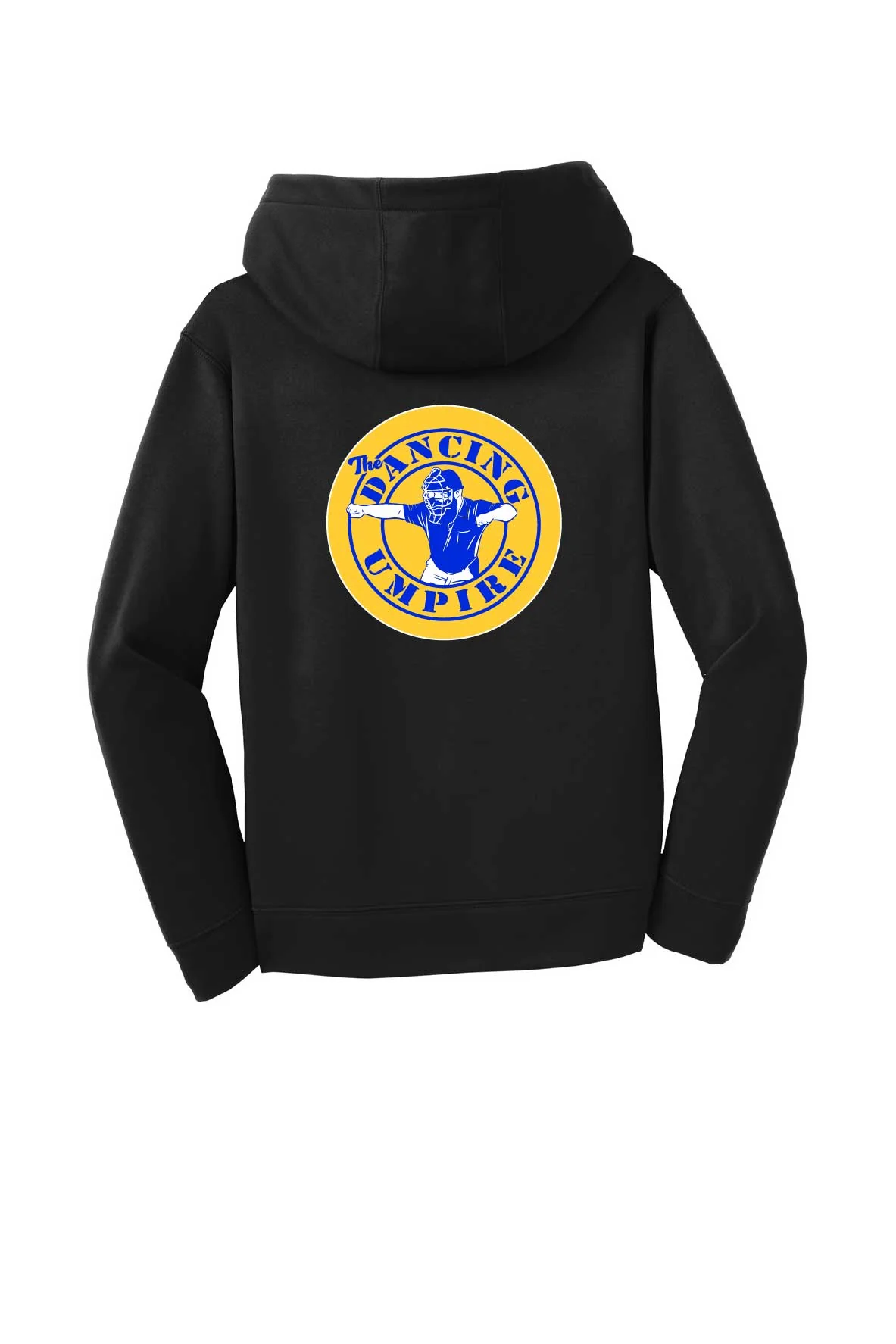 The Dancing Umpire Youth Performance Hoodie - Black - Image 2