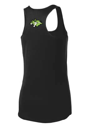 Warkats Baseball Womens Performance Tank - Black - Image 2